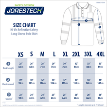 High Vis Reflective Safety Long Sleeve Polo Shirt