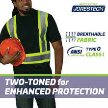 Hi-Vis Reflective Two-Tone Safety Shirt