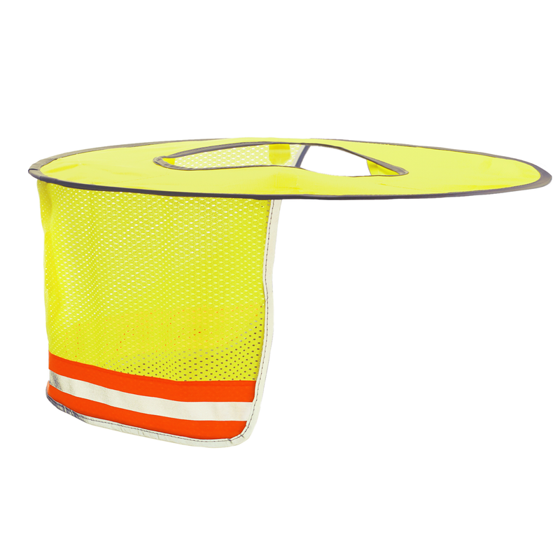 Hi-Vis Two-Tone Hard Hat Sun Shield