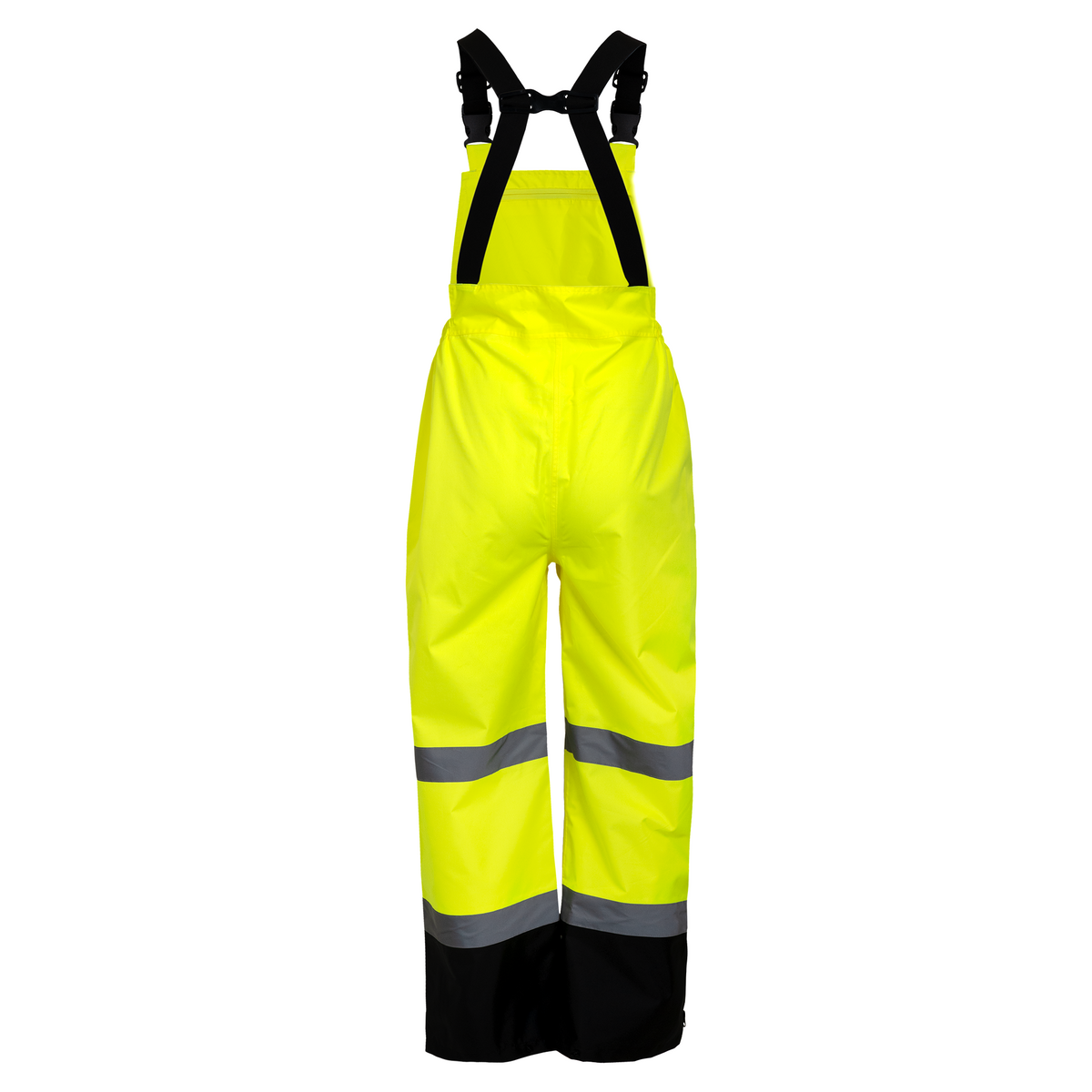 High Visibility Waterproof Safety Overall Pants with Reflective Stripes