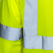 High Visibility Long Sleeve Safety Shirt With Reflective Strips and Hoodie