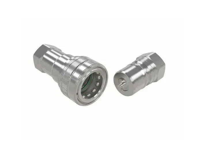 HNV-SS316-04-04C-NPT-V | 1/4" ISO B  Coupling 316SS w/ 1/4" NPT Female Threads
