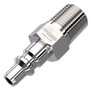 HPC600-1-4HM | Nipple w/o Check x 1/4" HP Male, Stainless Steel - 30K psi