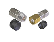 HPI-04-04N-NPT | 1/4"  Screw Type Nipple x 1/4" Female NPT with chain and cap, 10,000PSI