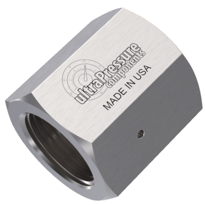 5406C-4H | 1/4" HP Cap, Stainless Steel - 60K psi