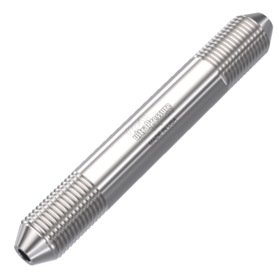 5404N-6H6.0 | 3/8" x 6" HP Nipple, Stainless Steel - 60K psi
