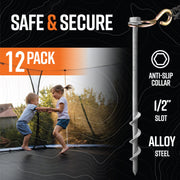 GroundGrabba HexHook Pro Lag Bolt Hook