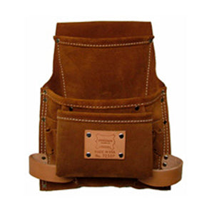 Heritage 9-Pocket Professional Suede Nail and Tool Bag