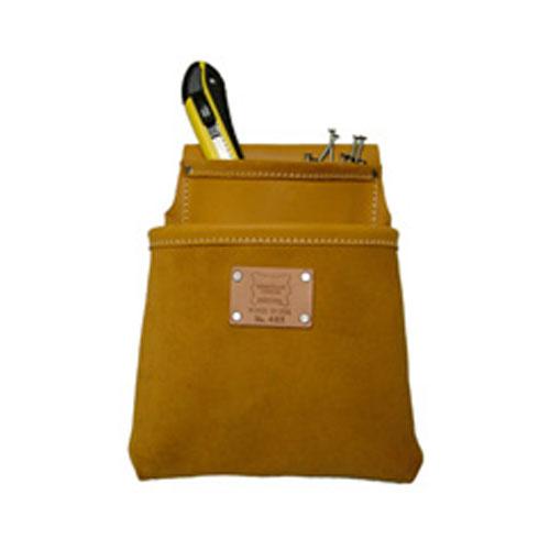 Heritage Leather 2 Pocket Professional Moccasin Drywall Pouch