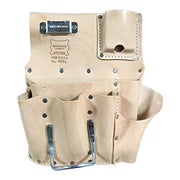 Heritage Leather 7 Pocket Drywall Hangerï¿½ï¿½ï¿½s Tool Pouch - Left Handed