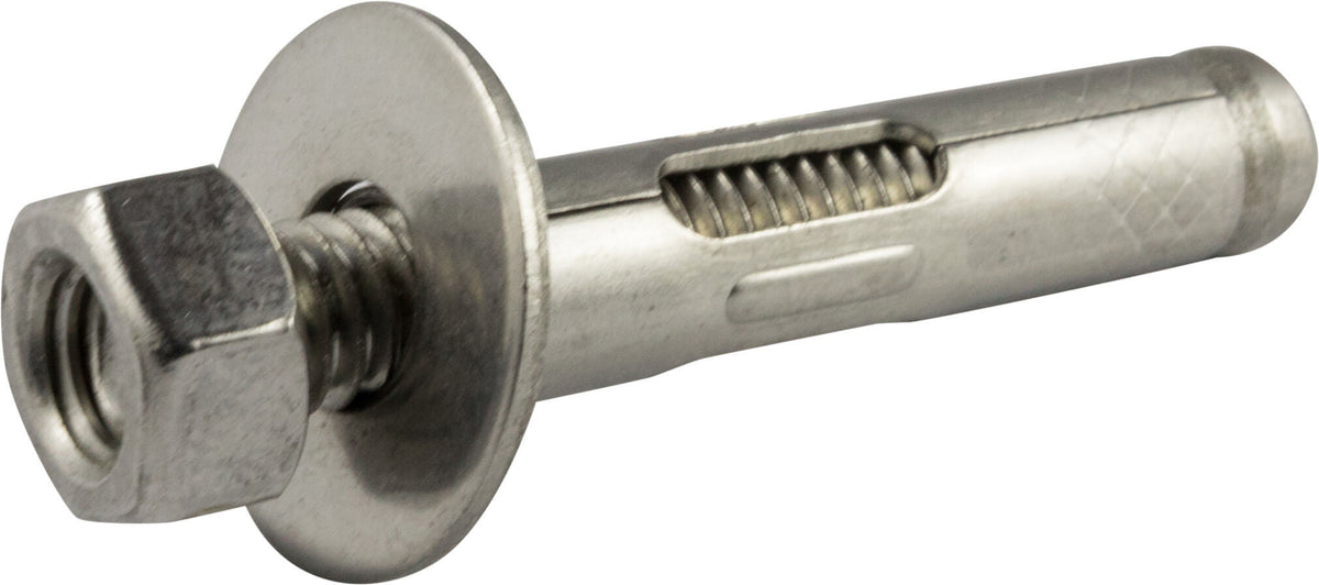 3/8-16 x 3 Hex Sleeve-All™ 304 Stainless Steel (50)