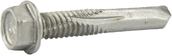 14-20 x 6 Hex Washer Head Self-Drilling Screw TEK 5 Strong-Shield Coated