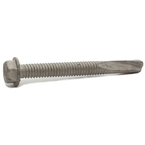 1/4-28 x 4 Hex Washer Head TEKS® Self-Drilling Screw (T5) Climaseal® (500)