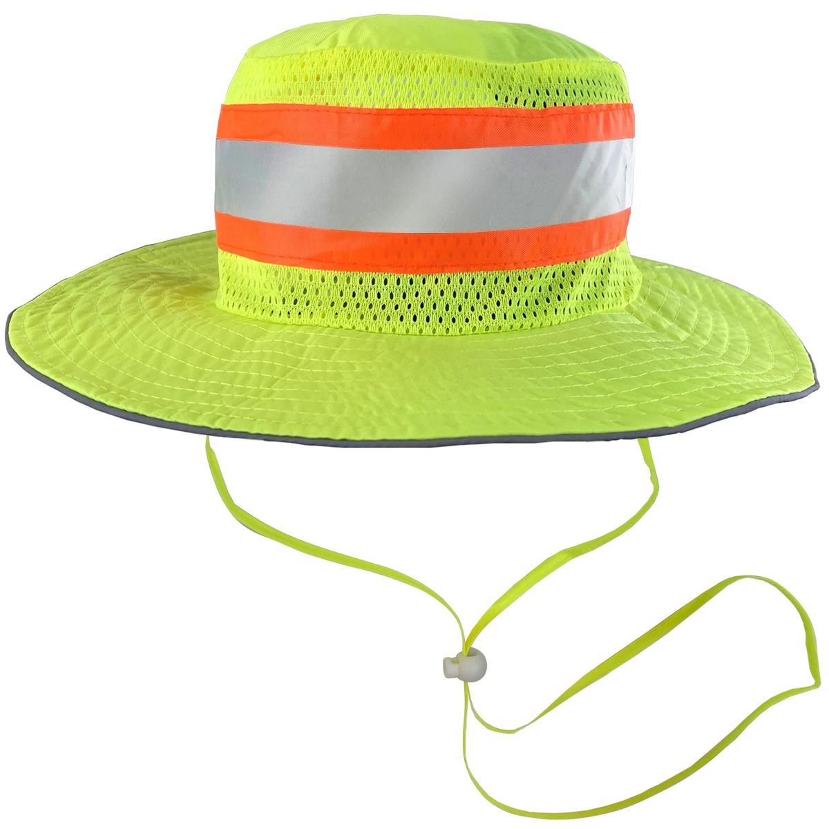 Hi-Vis Two-Tone Safety Boonie with Reflective Stripe