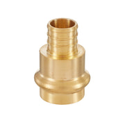 3/4" Press x 3/4" PEX Crimp Brass Adapter (Lead Free)
