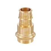 30 Pcs 3/4" Press x 3/4" PEX Expansion Adapter, Brass (Lead Free)