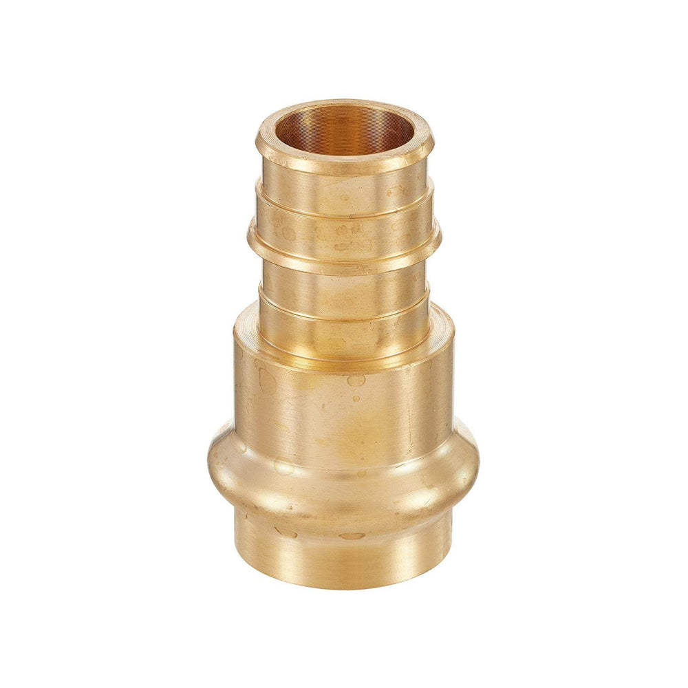 3/4" Press x 3/4" PEX Expansion Adapter, Brass (Lead Free)
