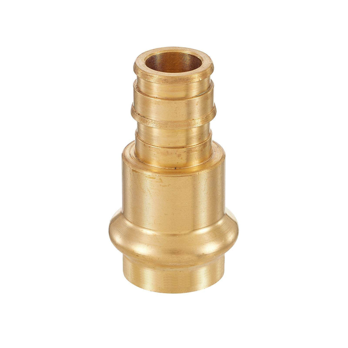1/2" Press x 1/2" PEX Expansion Brass Adapter (Lead Free)