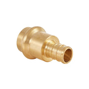 1/2" Press x 1/2" PEX Crimp Brass Adapter (Lead Free)
