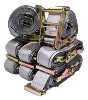 2"x 16 Ft Logistic Van Ratchet E-Track Straps w/ Spring E Fittings | 16 PACK