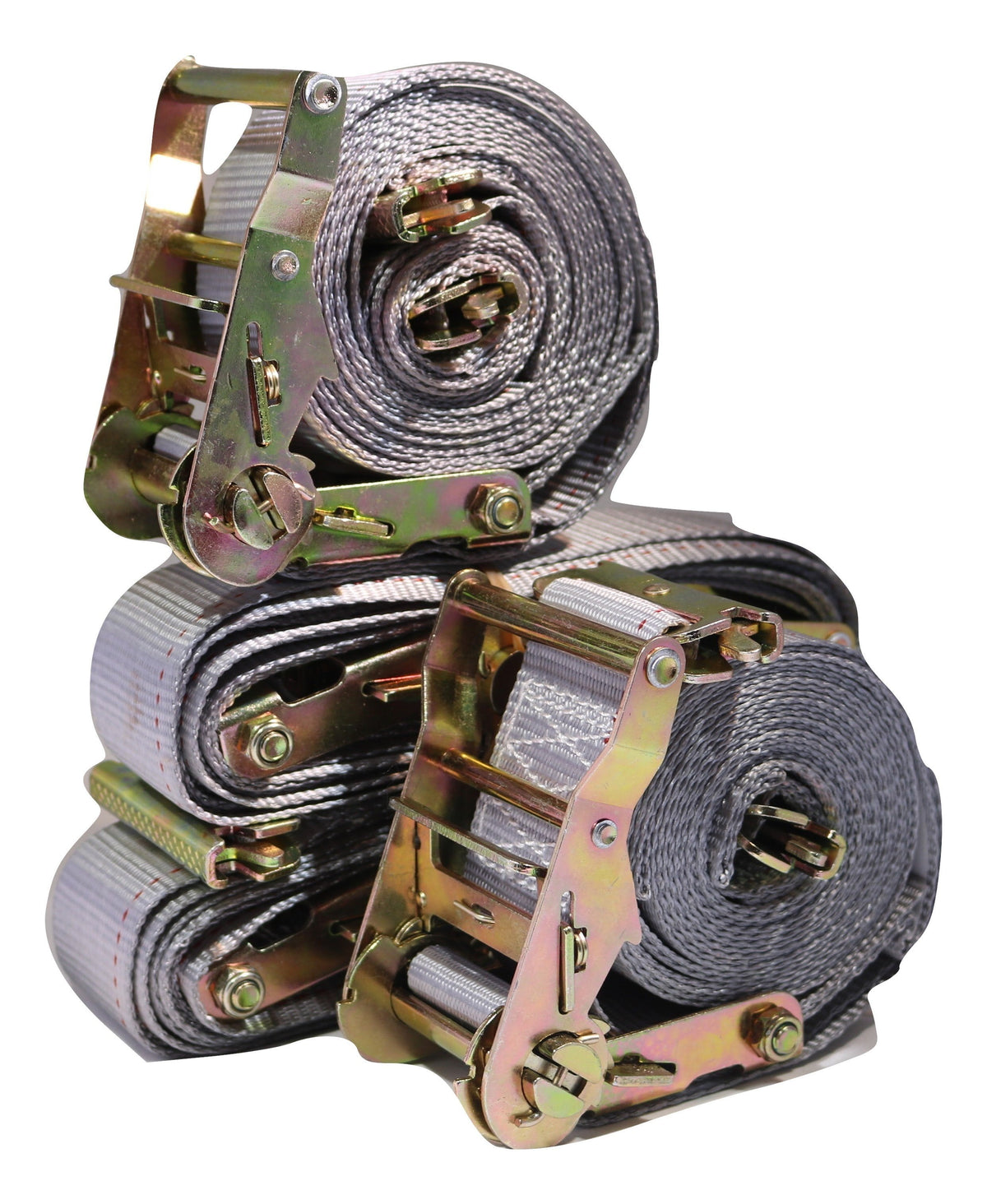 2"x 16 Ft Logistic Van Ratchet E-Track Straps w/ Spring E Fittings | 4 PACK