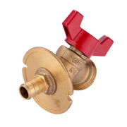 10 Pcs 1/2" PEX Crimp x 3/4" NH, PEX Sillcock, Red