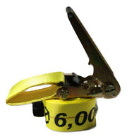 4" x 30 Ft Heavy Duty Ratchet Strap w/ Flat Hooks | 10 PACK