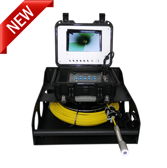Portable Pipeline Inspection Camera With Catch Frame Reel & 100 Ft. Cable