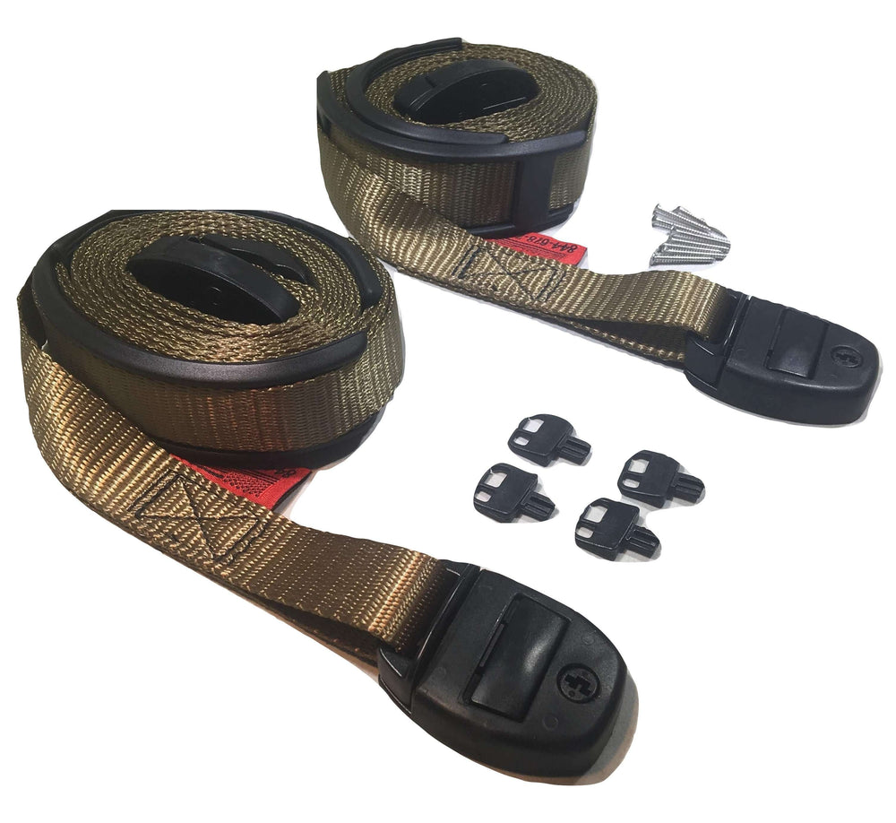 Olive Drab Nexus Center Release Buckle Spa Hot Tub Cover Adjustable Wind Straps | SIZE OPTIONS