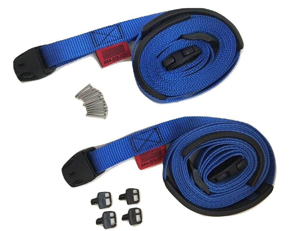 Blue Spa Cover Hot Tub Wind Strap Complete Kit | SIZE OPTIONS