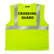 Printed Hi-Vis Mesh Safety Vest with 2” Reflective Strips and Pocket - Lime