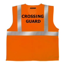 Printed Hi-Vis Mesh Safety Vest with 2” Reflective Strips and Pocket - Orange