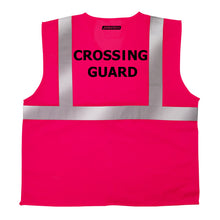 Printed Hi-Vis Mesh Safety Vest with 2” Reflective Strips and Pocket - PinkFit Collection