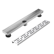 Linear Shower Drain 36" with Removable Grate,Brushed Polished 304 Stainless Steel Shower Drain,Floor Shower Drain with Hair Strainer, Adjustable Levelingft