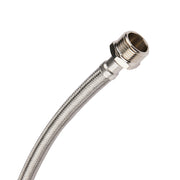 Steam Dryer Installation Kit, Stainless Steel Hose, 6ft Hose with 3/4" FHT 90 Degree Elbow