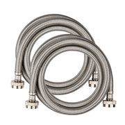 10 Pcs 4ft Washing Machine Hose, Stainless Steel, Lead Free