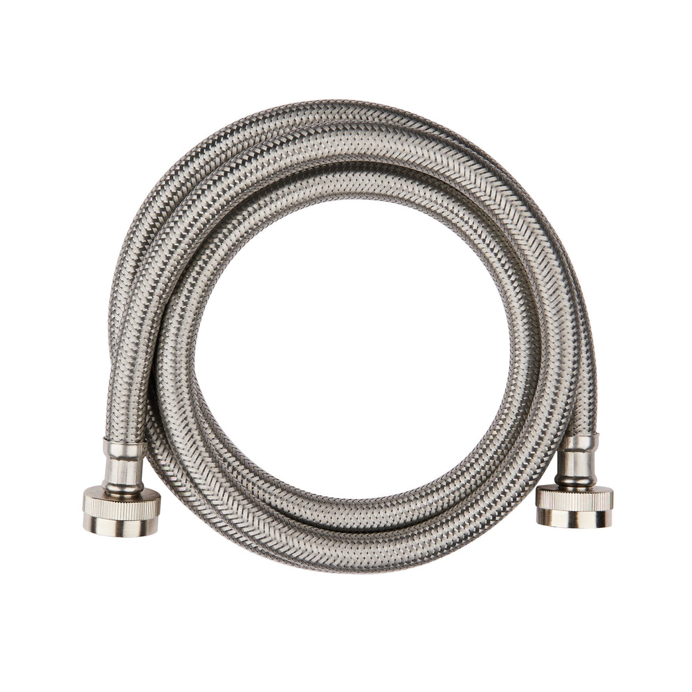 10 Pcs 5ft Washing Machine Hose, Stainless Steel
