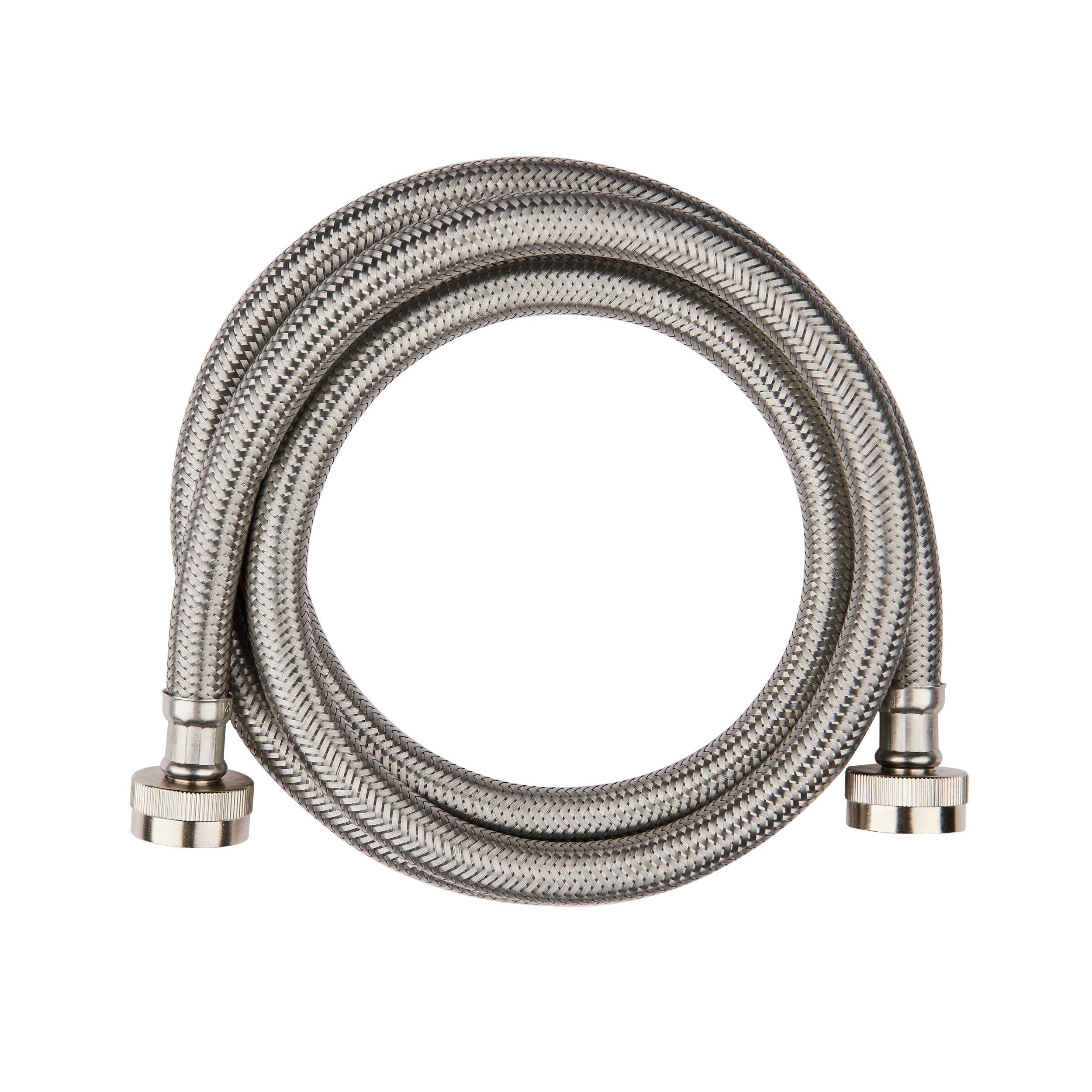 10 Pcs 4ft Washing Machine Hose, Stainless Steel, Lead Free