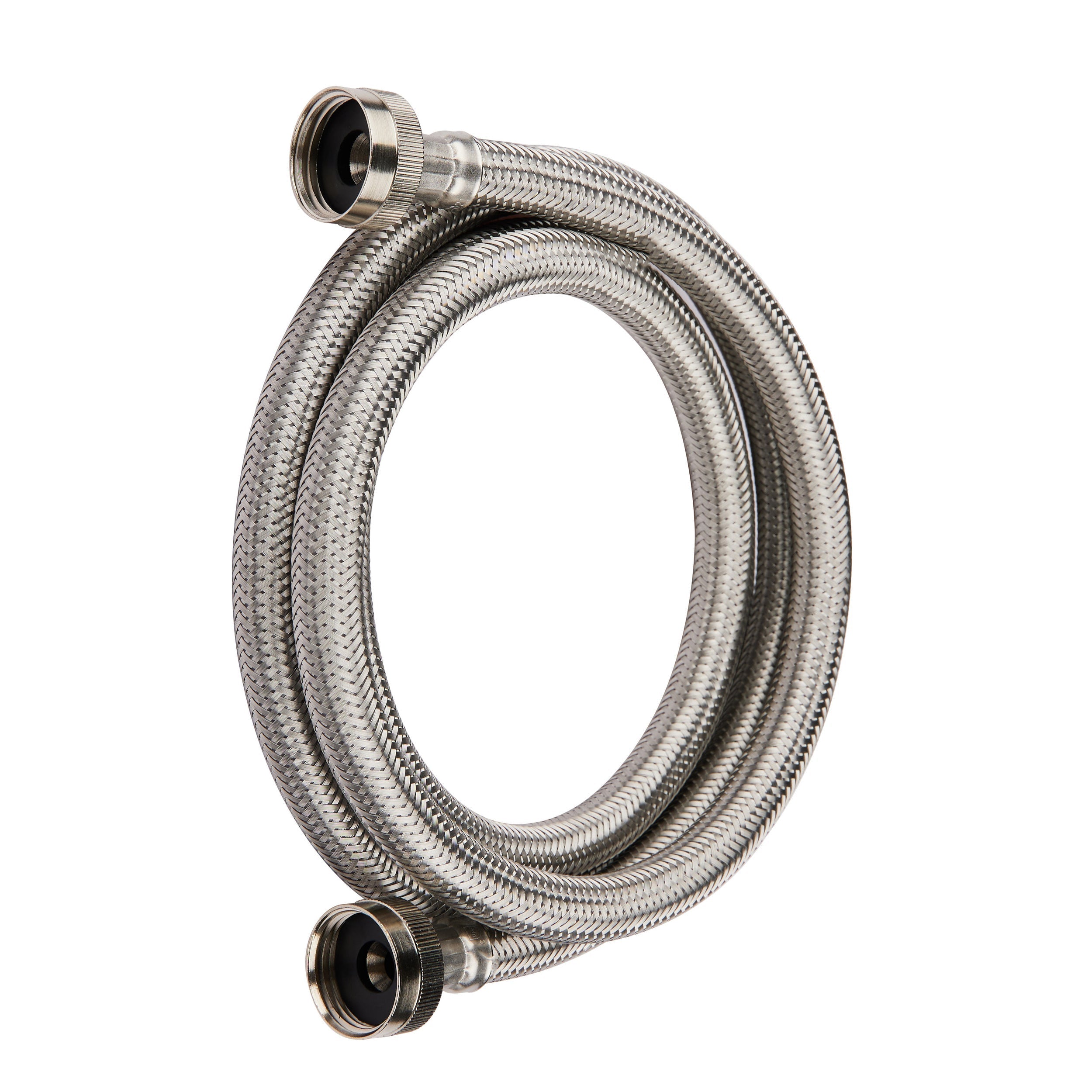 10 Pcs 4ft Washing Machine Hose, Stainless Steel, Lead Free