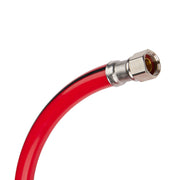 10 Pcs 6ft Universal Dishwasher Hose, with Brass Elbow, Red PVC
