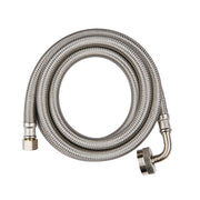 10 Pcs 10ft Dishwasher Hose, with 90 Degree FGH Elbow, Water Supply Line, Premium Braided Stainless Steel