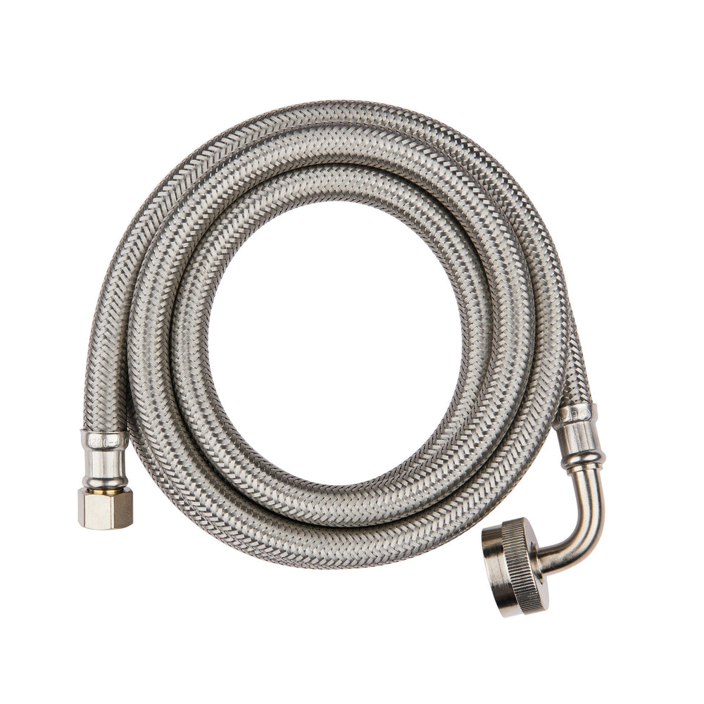 10 Pcs 6ft Dishwasher Hose, with 90 Degree FGH Elbow Water Supply Line, Premium Braided Stainless Steel