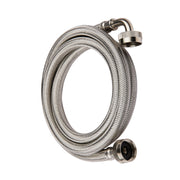 10 Pcs 6ft Washing Machine Hose, with 90 Degree Elbow, Stainless Steel