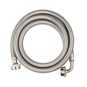 10 Pcs 5ft Washing Machine Hose, with 90 Degree Elbow, Stainless Steel