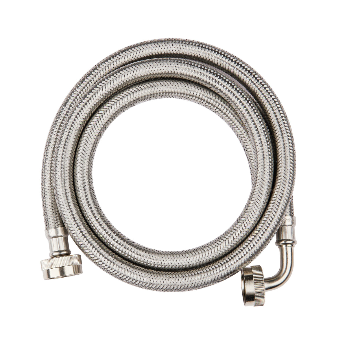 10 Pcs 5ft Washing Machine Hose, with 90 Degree Elbow, Stainless Steel