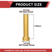100MM 1/2 FIP X MIP