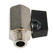 10 Pcs Mini Ball Valve, 1/4" Male NPT x 1/4" Female NPT Thread (Lead Free)