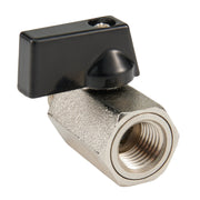 10 Pcs Mini Ball Valve, 1/4" Male NPT x 1/4" Female NPT Thread (Lead Free)