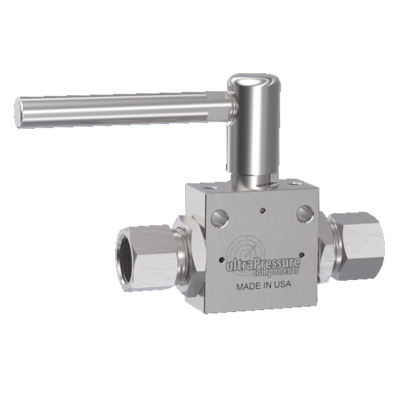BV6T9M-20K | 9/16" MP Female Ball Valve - 0.375'' Orifice, Stainless Steel - 20K psi