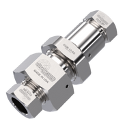 5000-9M9M-BH | 9/16" MP Female Bulkhead, Stainless Steel - 20K psi